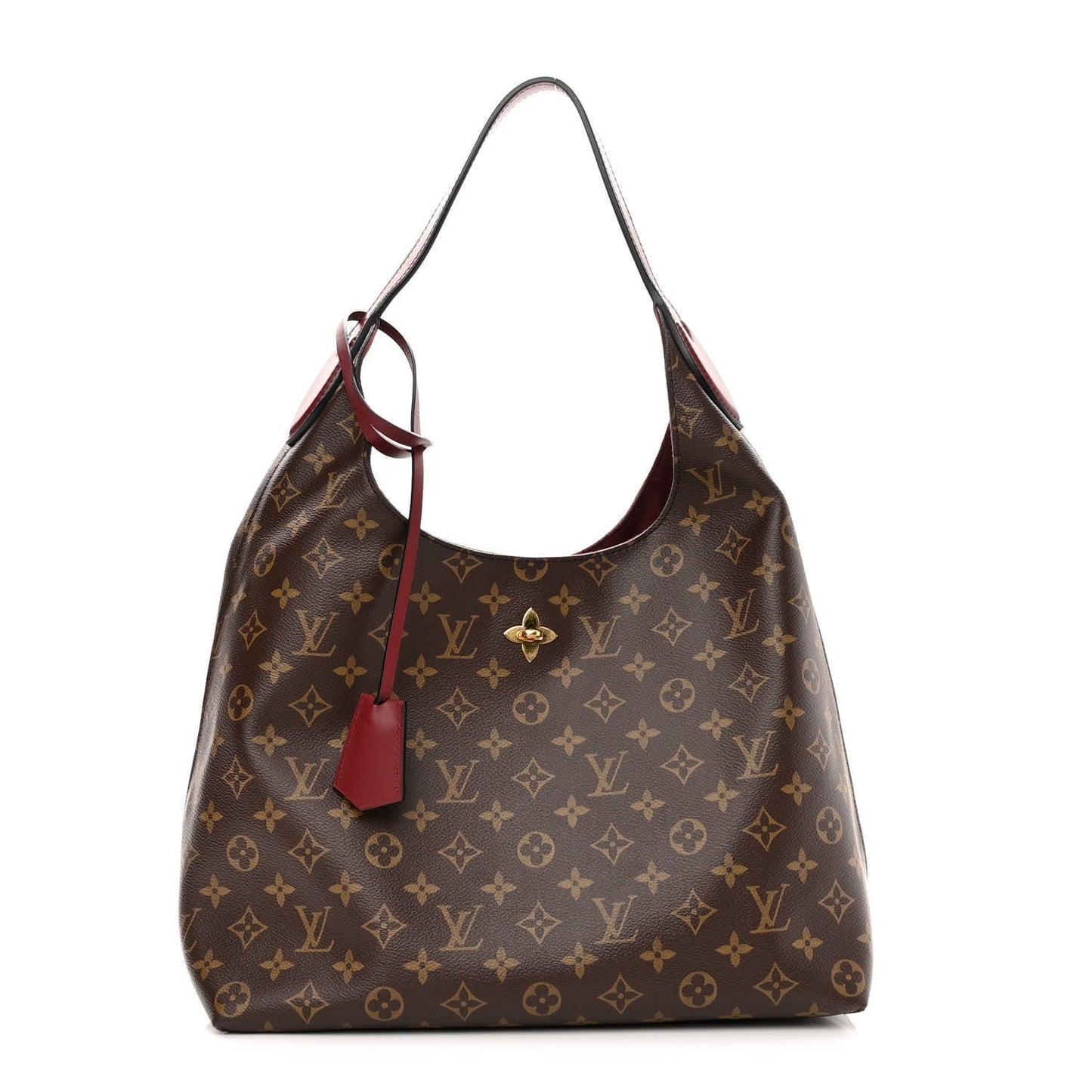 Louis Vuitton FLOWER HOBO Monogram Shoulder Bag Hobo Bag