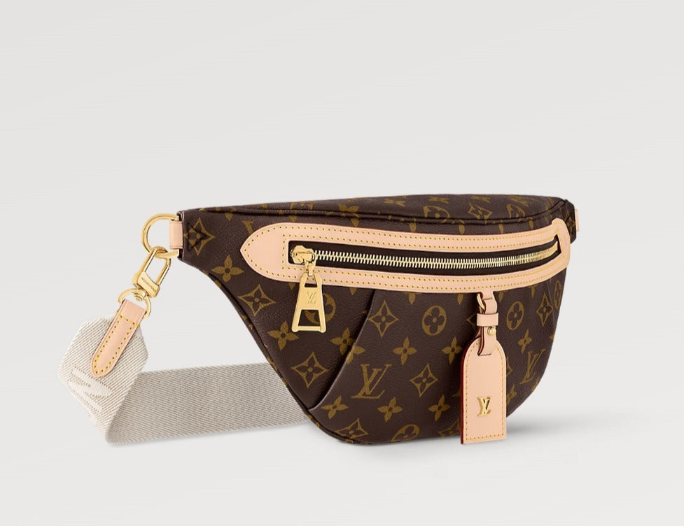 Louis Vuitton HIGH RISE BUMBAG Monogram Handbag Rise Bumbag