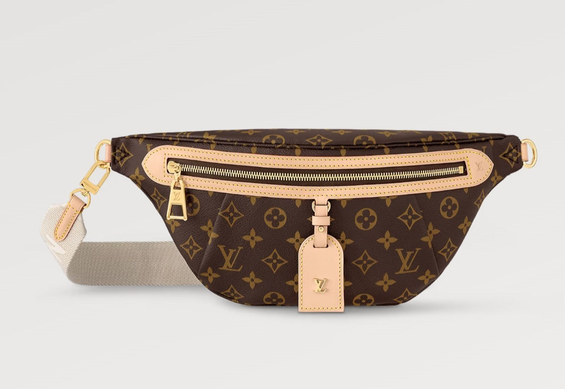 Louis Vuitton HIGH RISE BUMBAG Monogram Handbag Rise Bumbag
