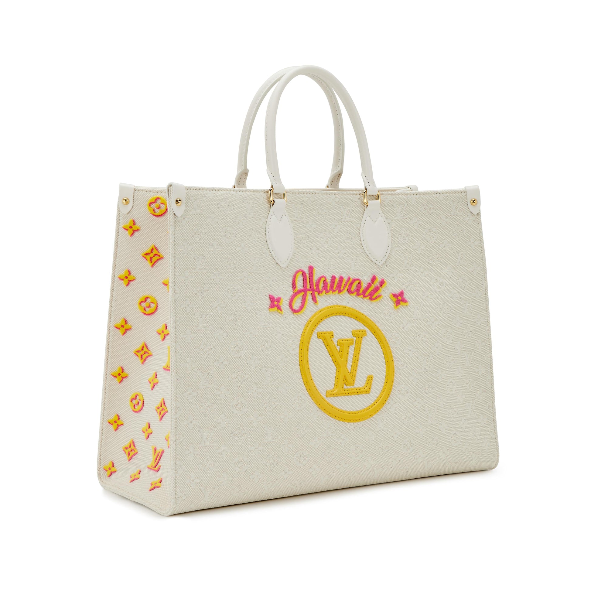Louis Vuitton JACQUARD HAWAII ON GO GM Monogram On The Go Handbag