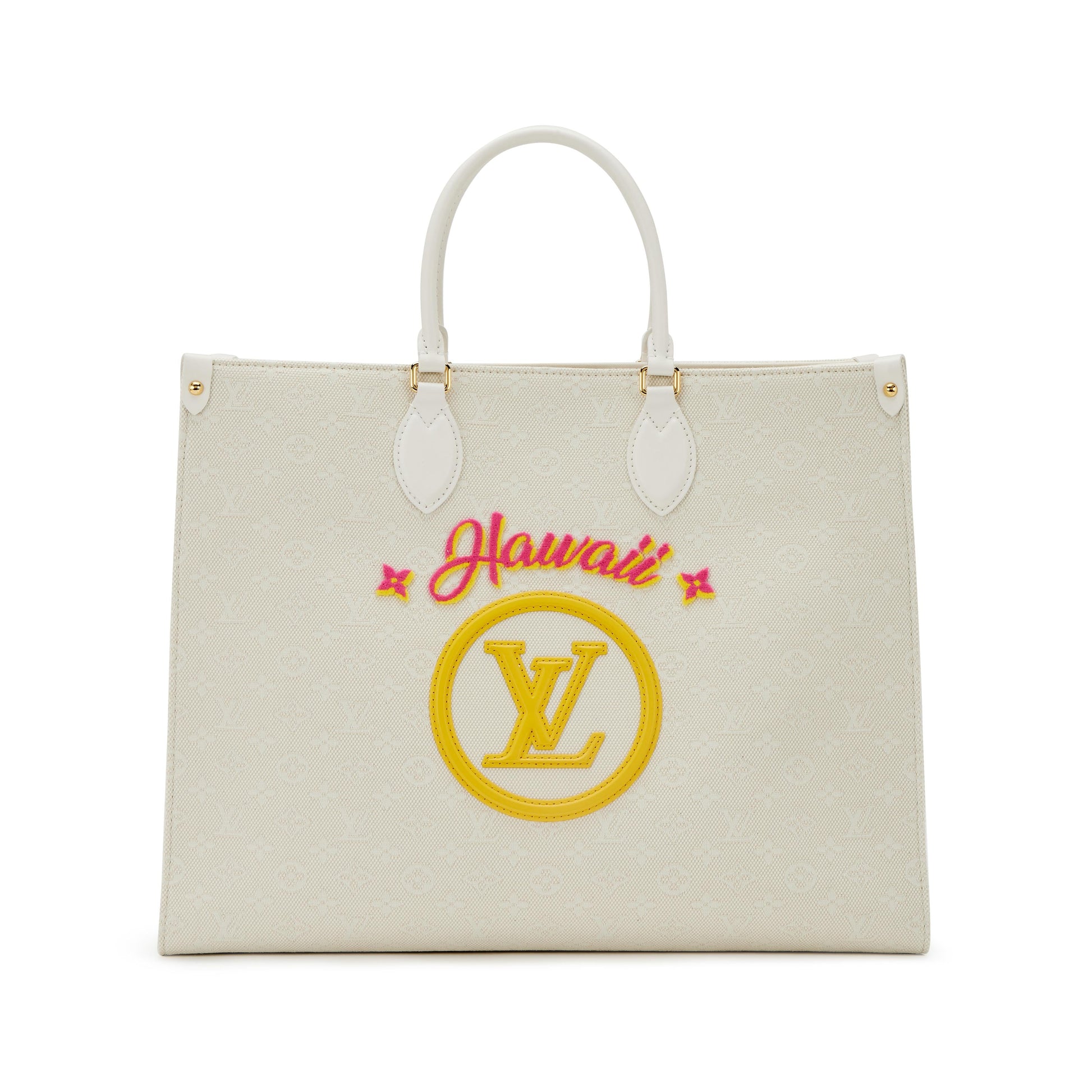 Louis Vuitton JACQUARD HAWAII ON GO GM Monogram On The Go Handbag
