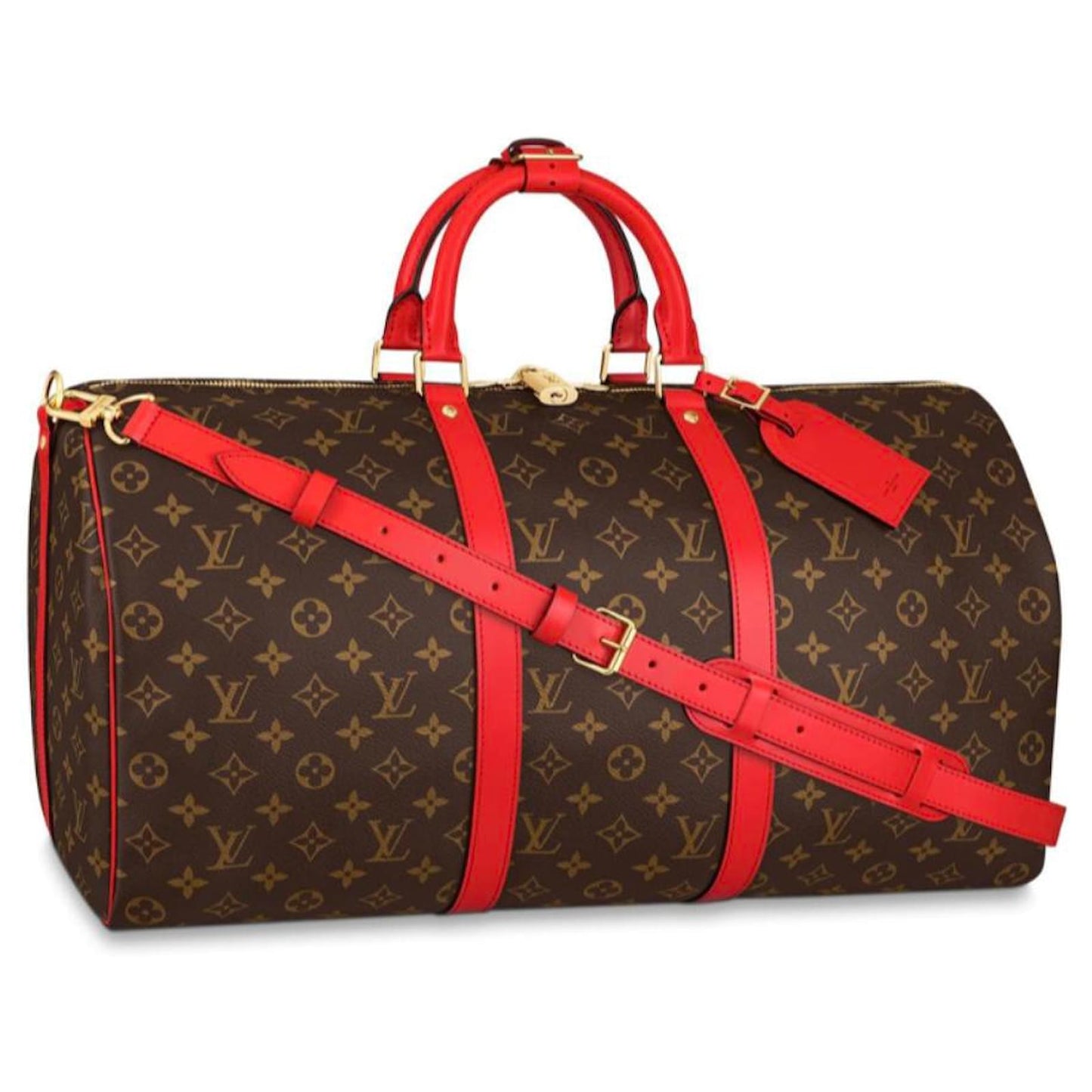 Louis Vuitton KEEPALL BANDOULIÈRE 50 Monogram Travel Bag