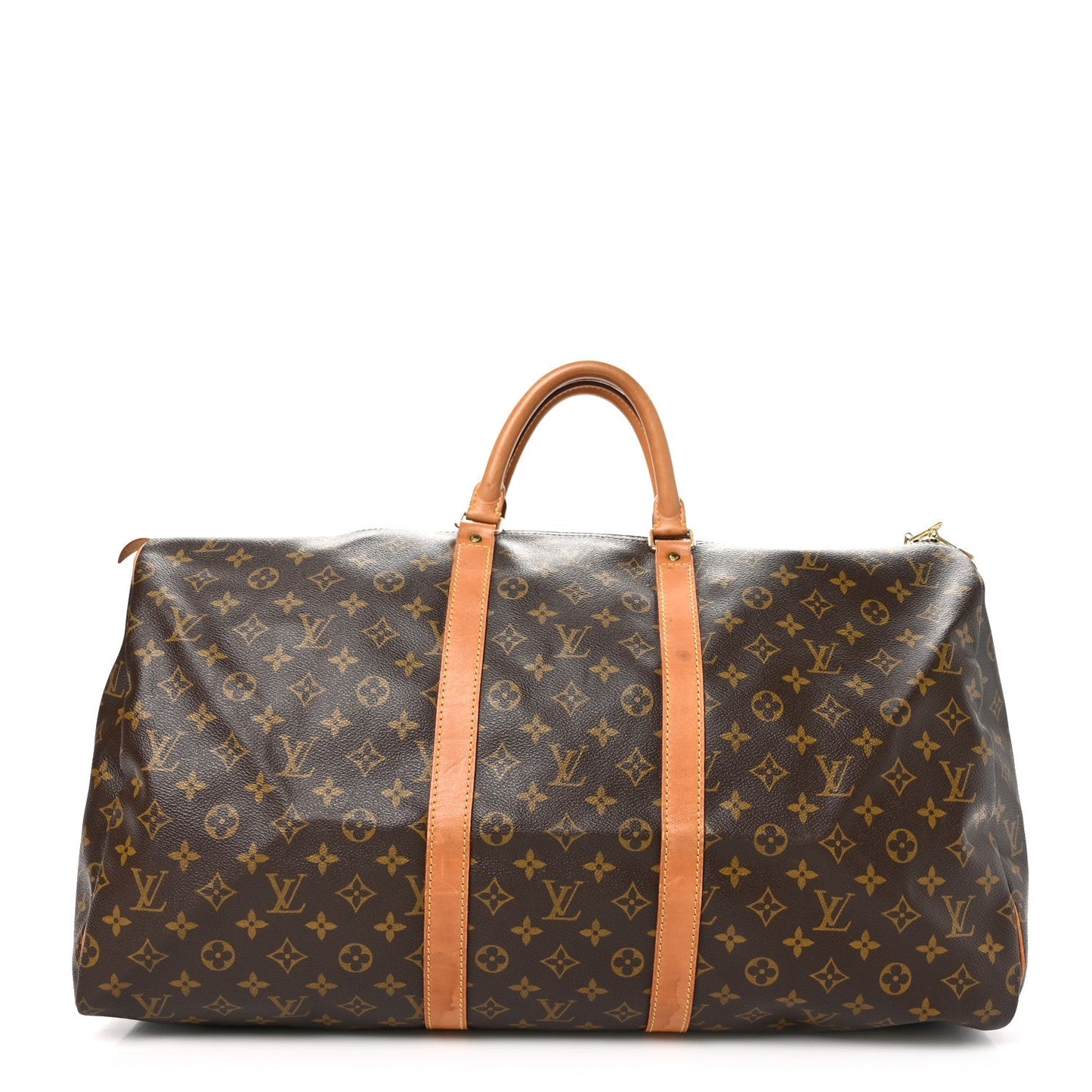 Louis Vuitton KEEPALL 55 Monogram Travel Bag 55 Handbag