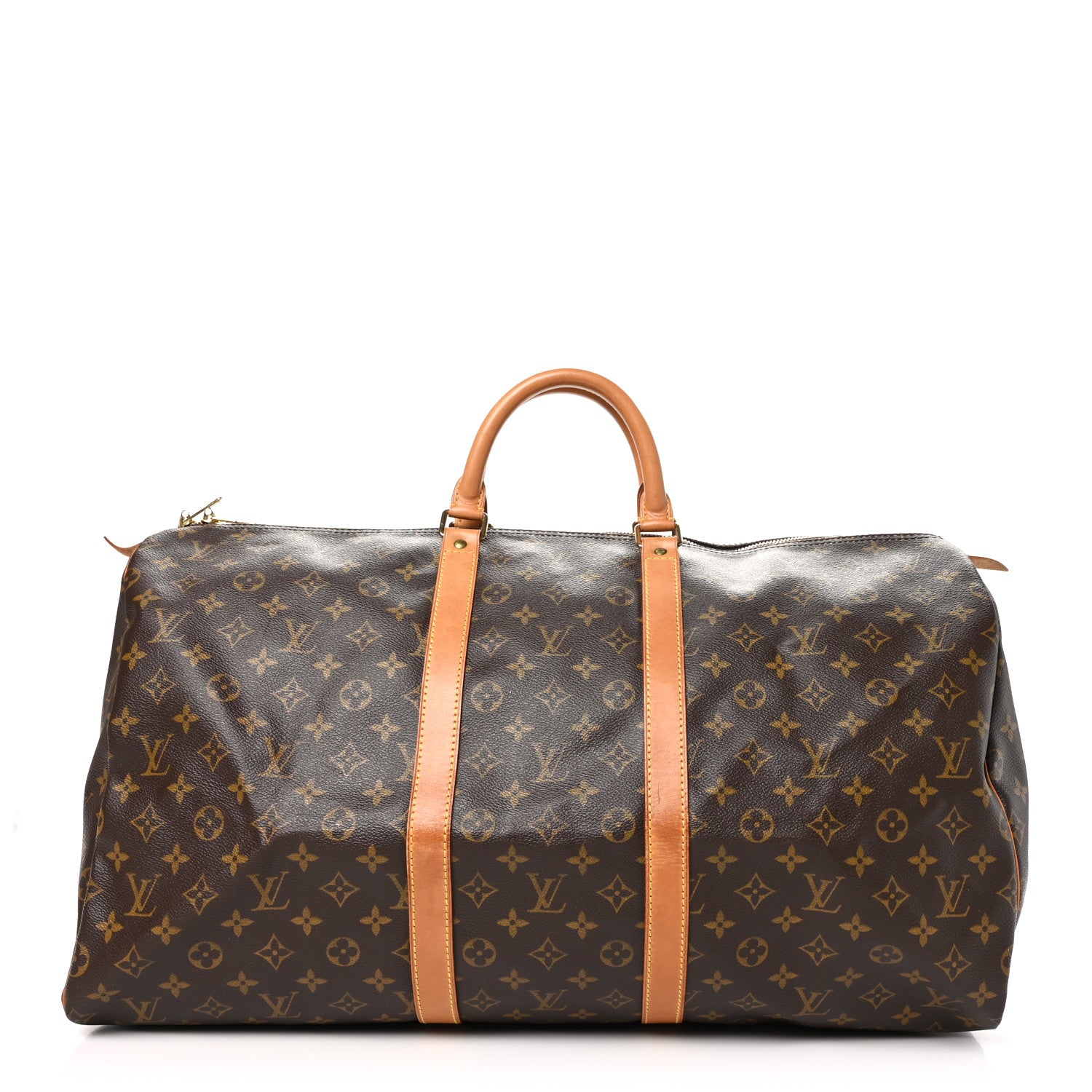 Louis Vuitton KEEPALL 55 Monogram Travel Bag 55 Handbag