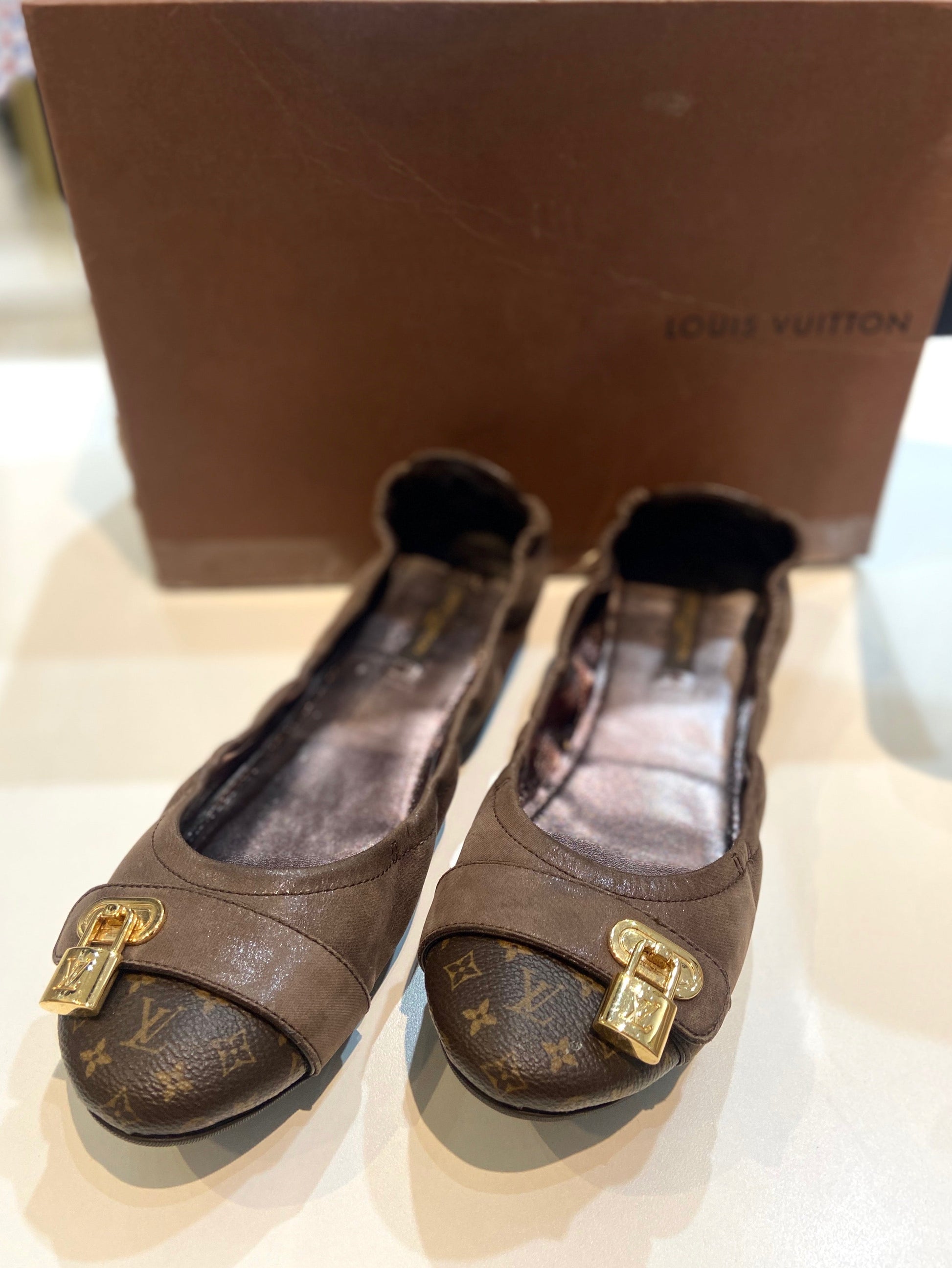 Louis Vuitton LUCKY FLATS Monogram Shoes