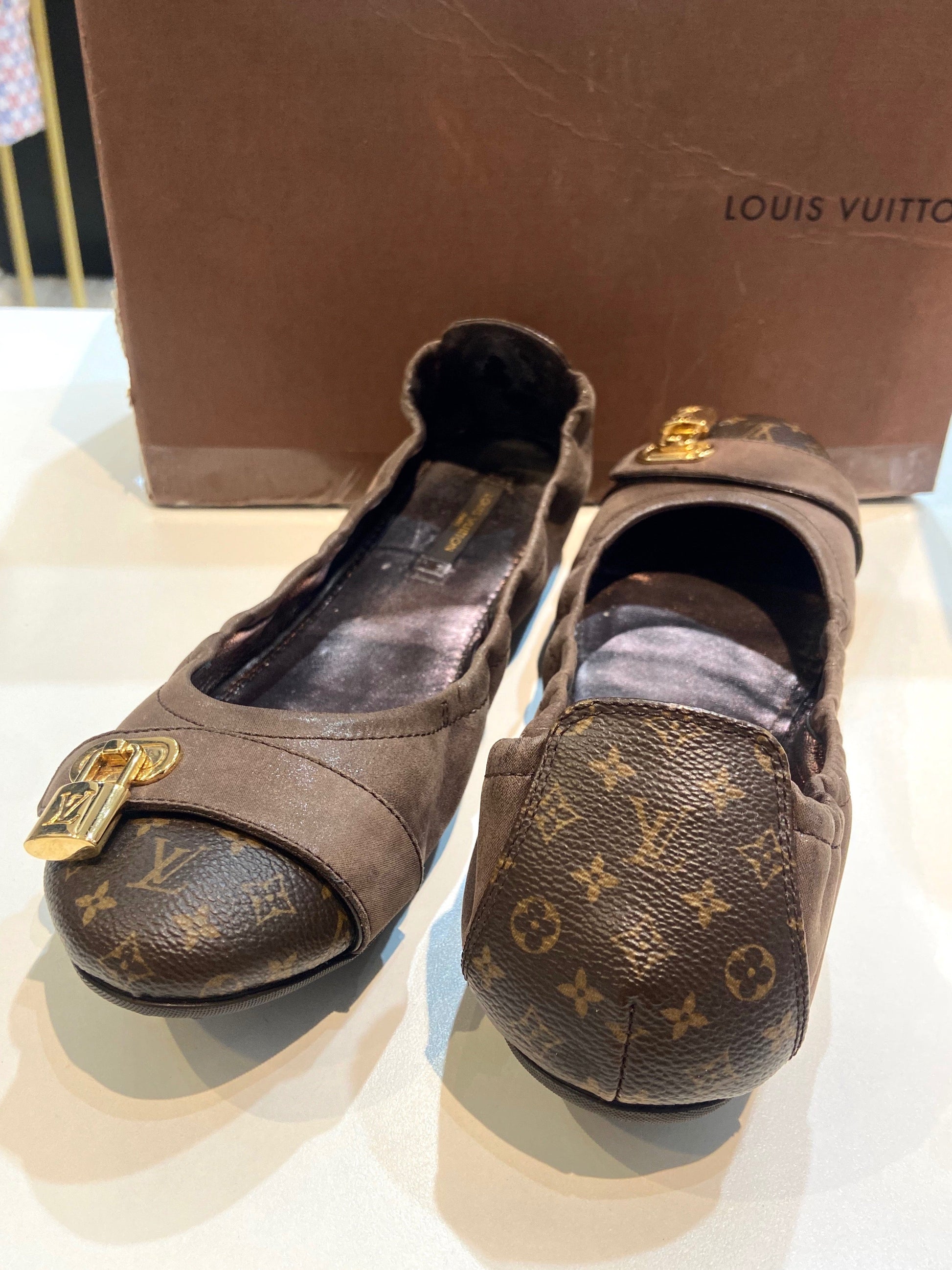 Louis Vuitton LUCKY FLATS Monogram Shoes