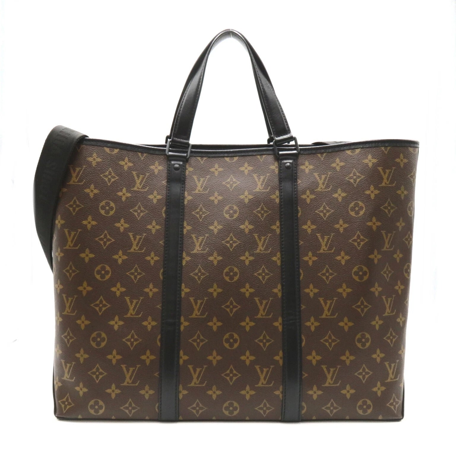 Louis Vuitton MACASSAR WEEKEND GM Monogram Tote Bag