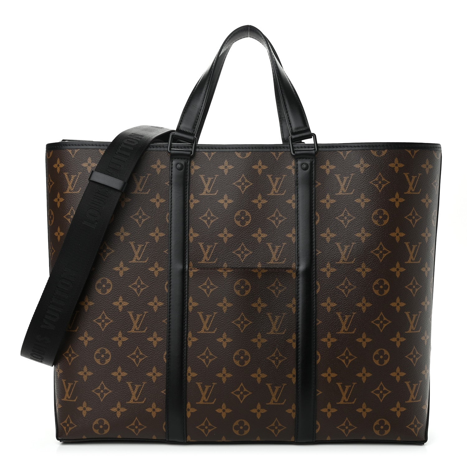 Louis Vuitton MACASSAR WEEKEND GM Monogram Tote Bag