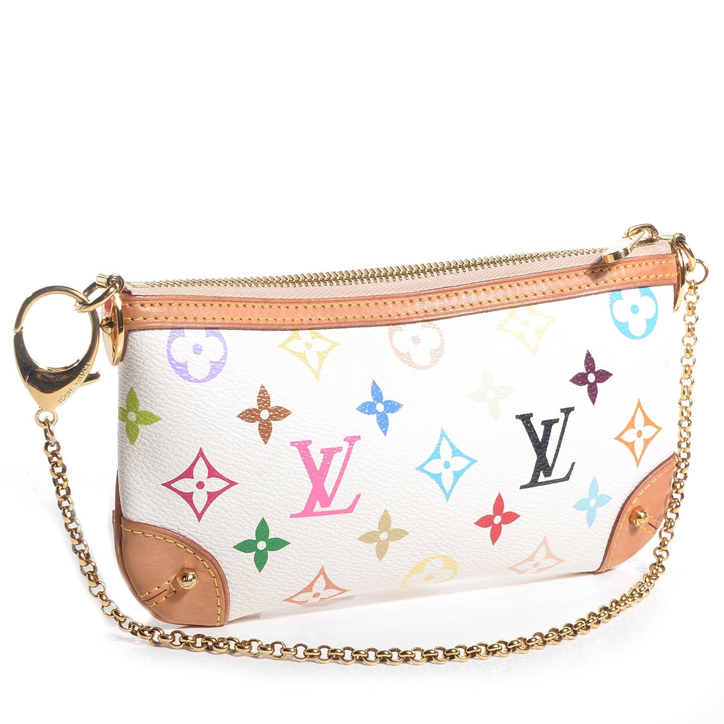 Louis Vuitton MILLA POCHETTE MM Monogram Multicolor Clutch Bag