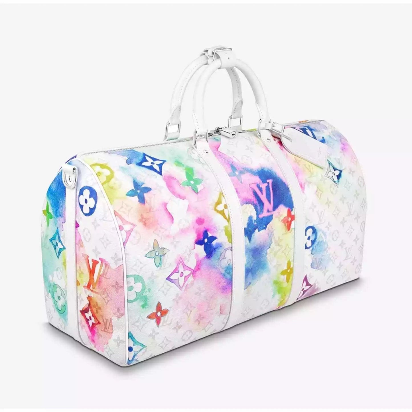 Louis Vuitton LIMITED EDITION KEEPALL 50 Monogram Handbag