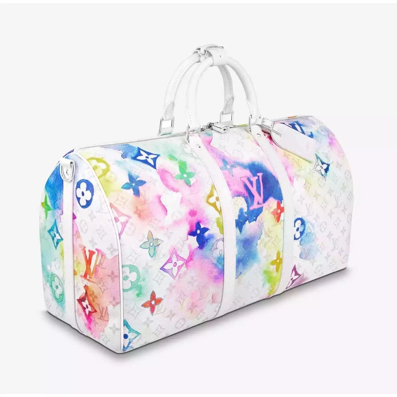 Louis Vuitton LIMITED EDITION KEEPALL 50 Monogram Handbag