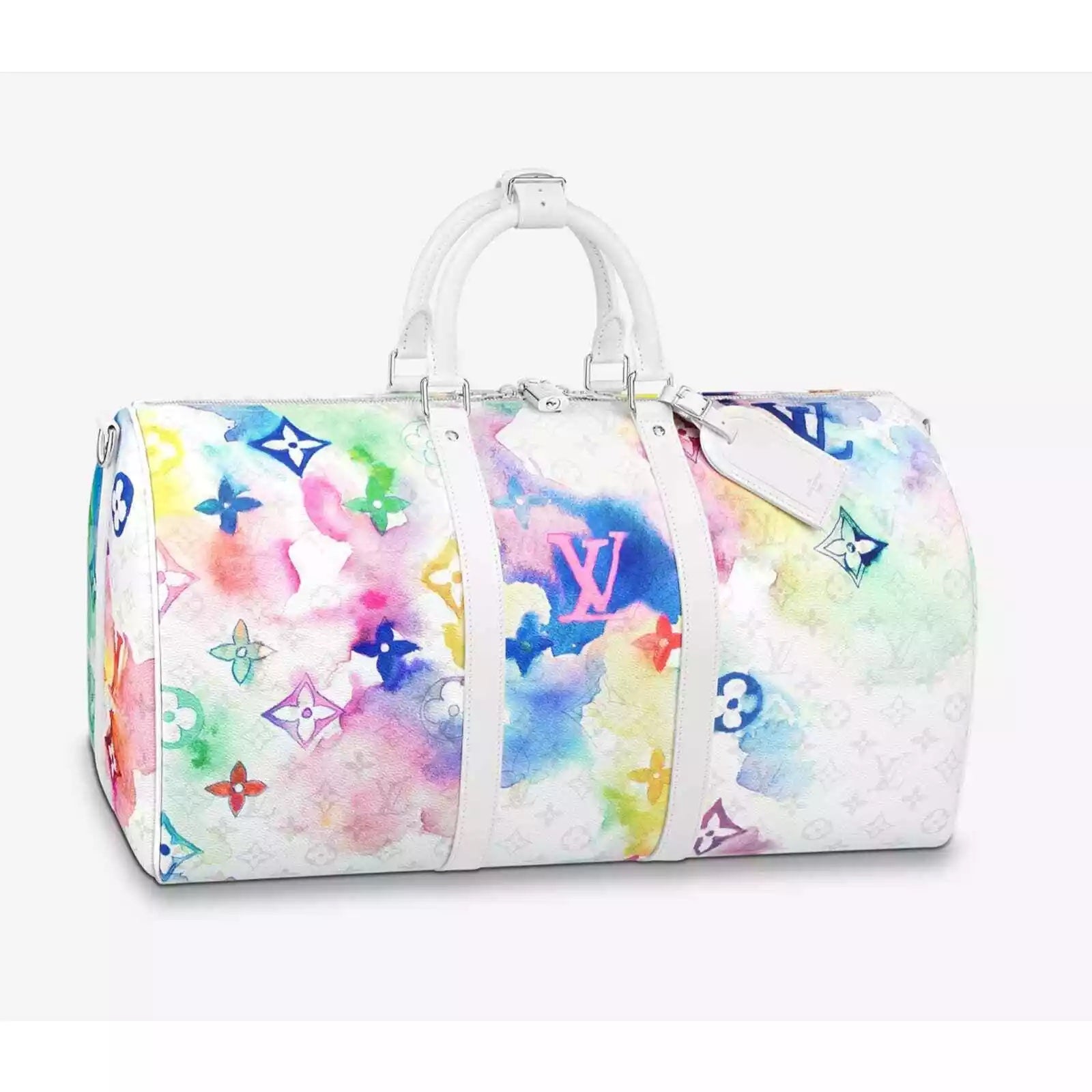 Louis Vuitton LIMITED EDITION KEEPALL 50 Monogram Handbag