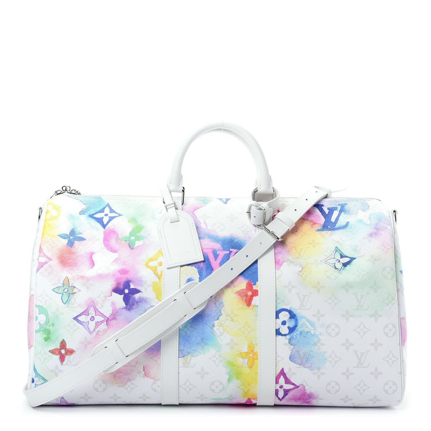 Louis Vuitton LIMITED EDITION KEEPALL 50 Monogram Handbag