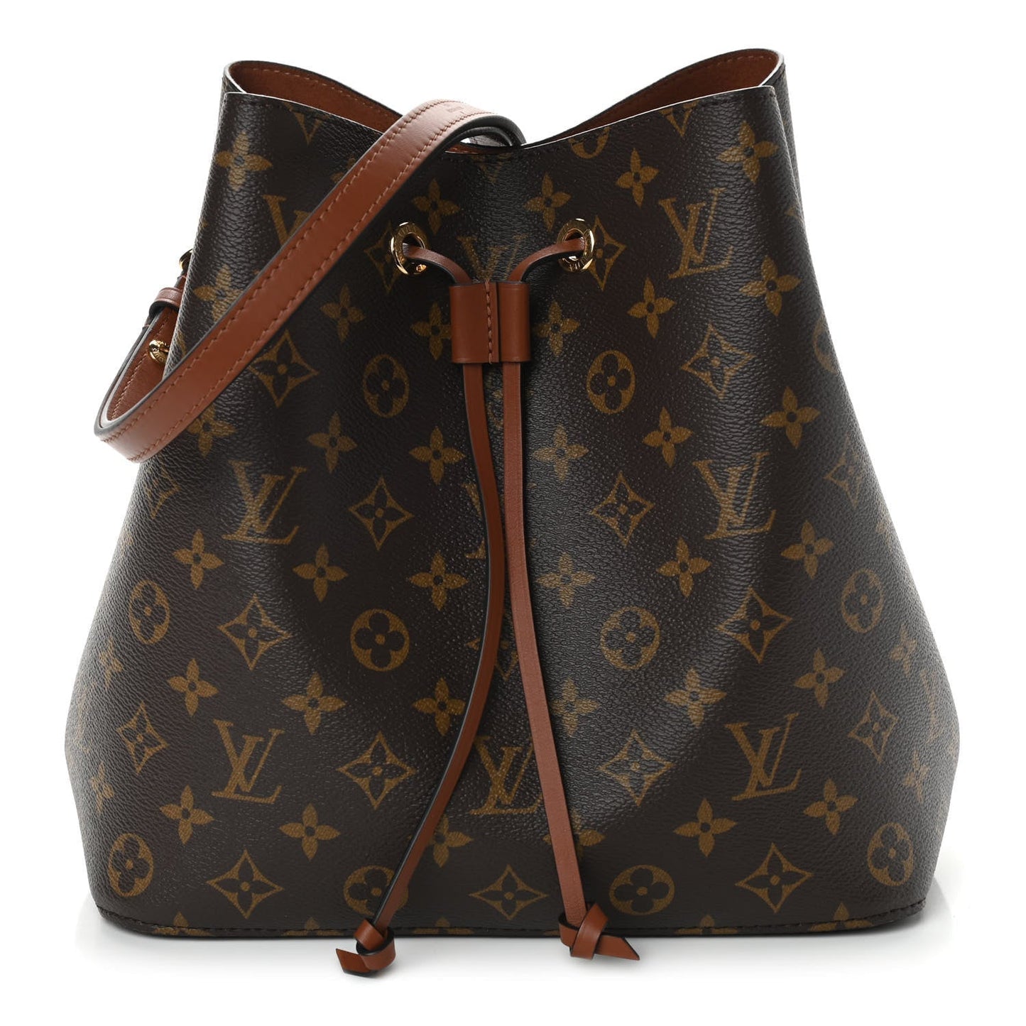 Louis Vuitton NOÉNOE MM CARAMEL Monogram Shoulder Bag