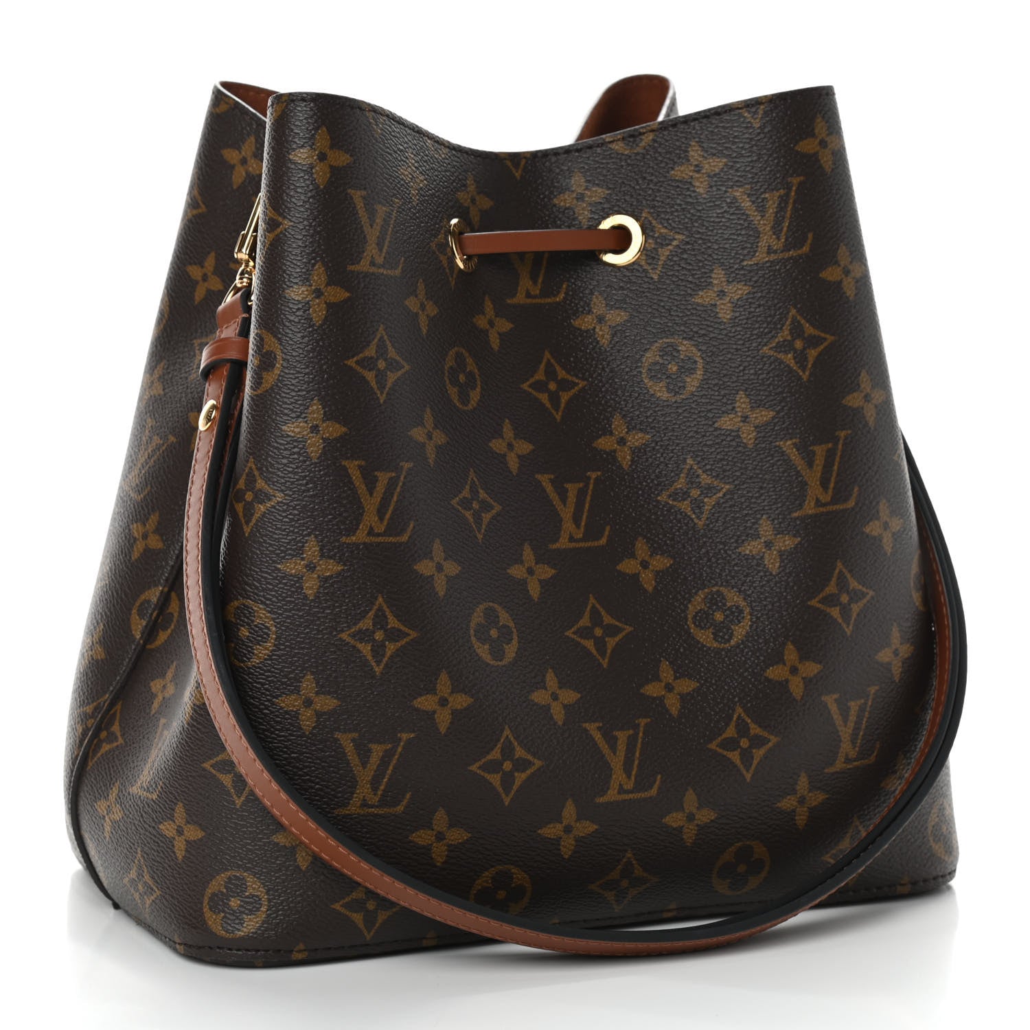 Louis Vuitton NOÉNOE MM CARAMEL Monogram Shoulder Bag