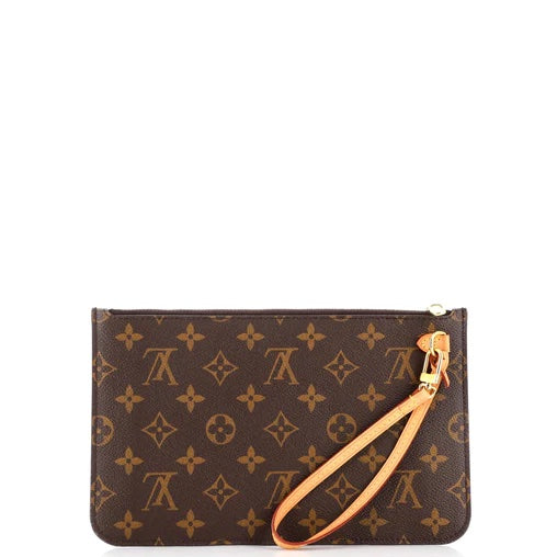Louis Vuitton MM GM POCHETTE Monogram Neverfull Tote Bag