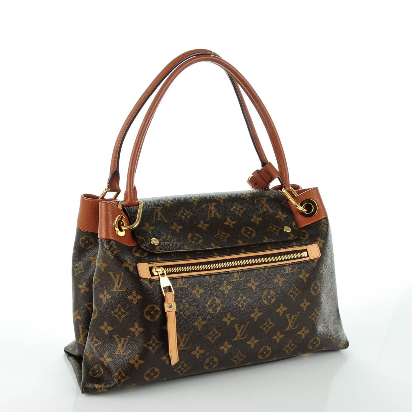 Louis Vuitton OLYMPE CAMEL Monogram Shoulder Bag