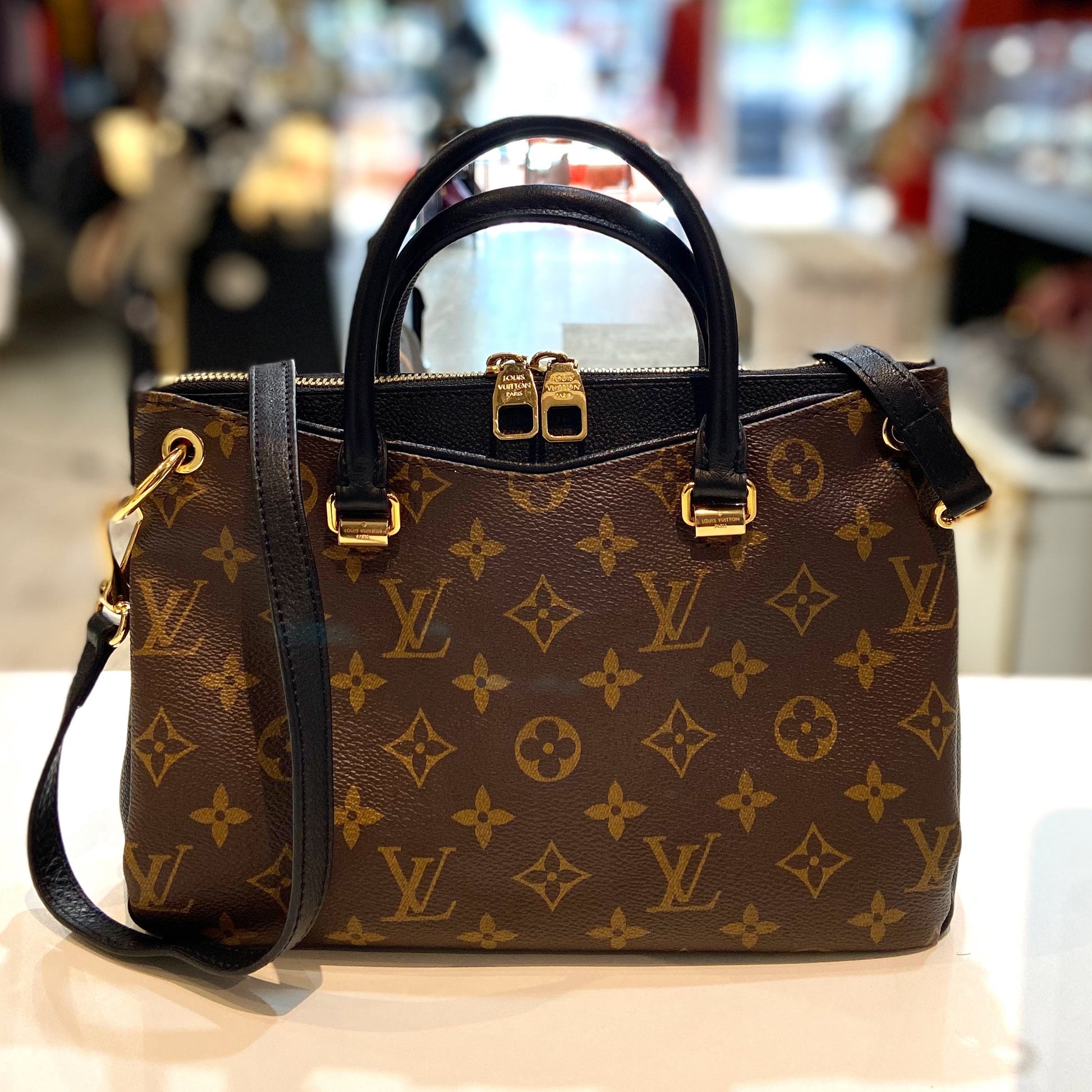 Louis Vuitton PALLAS BB Monogram Tote Bag