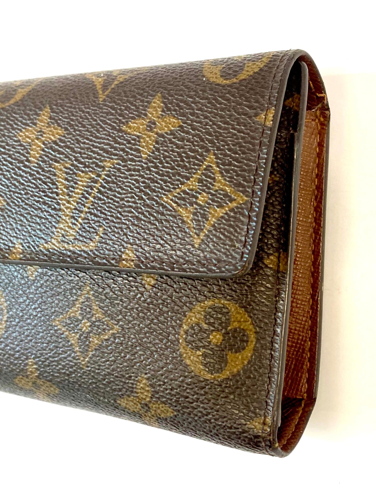 Louis Vuitton MONGRAM PORTE MONNAIE TRESOR Wallet Case Continental Wallet