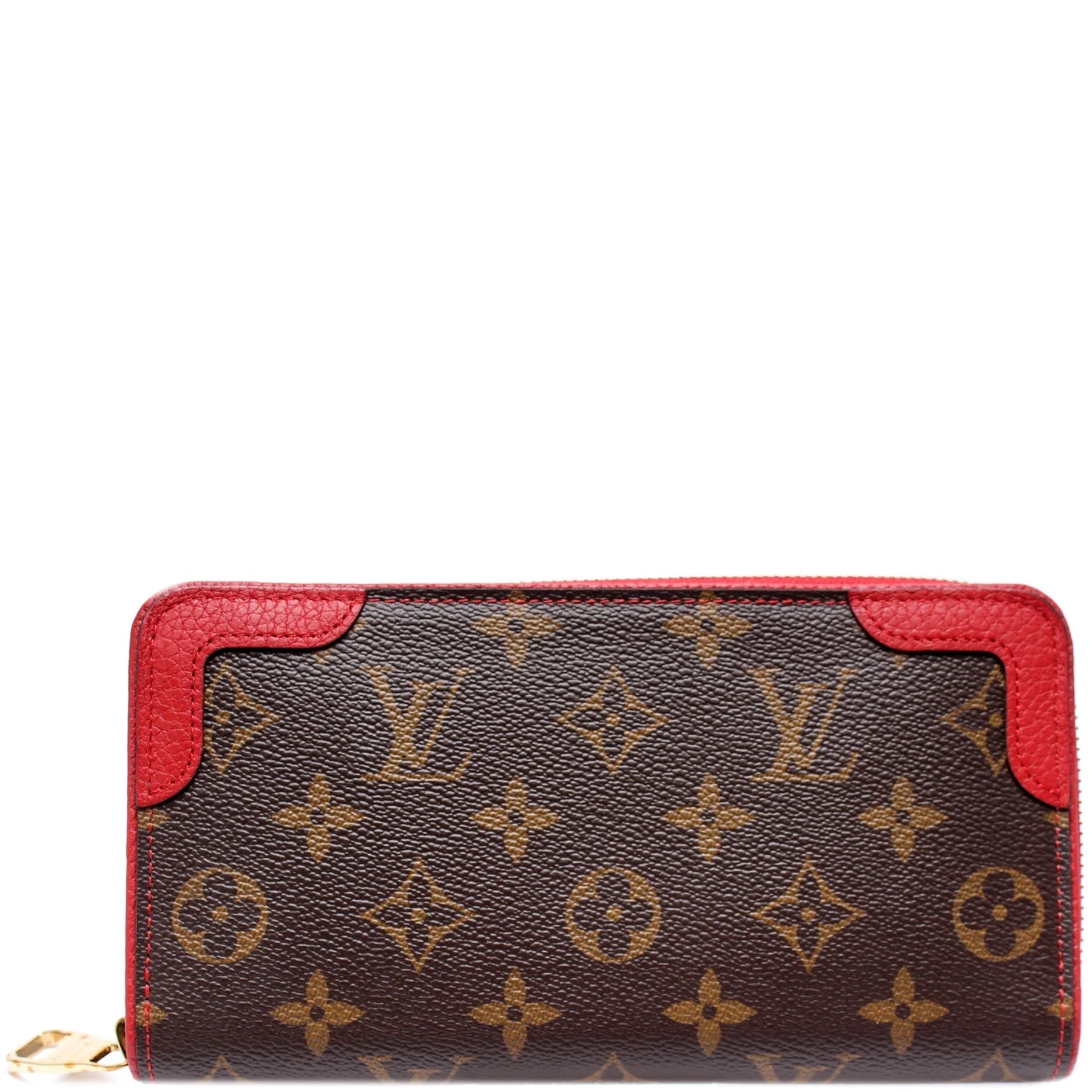 Louis Vuitton RETIRO ZIPPY CHERRY Monogram Wallet Case