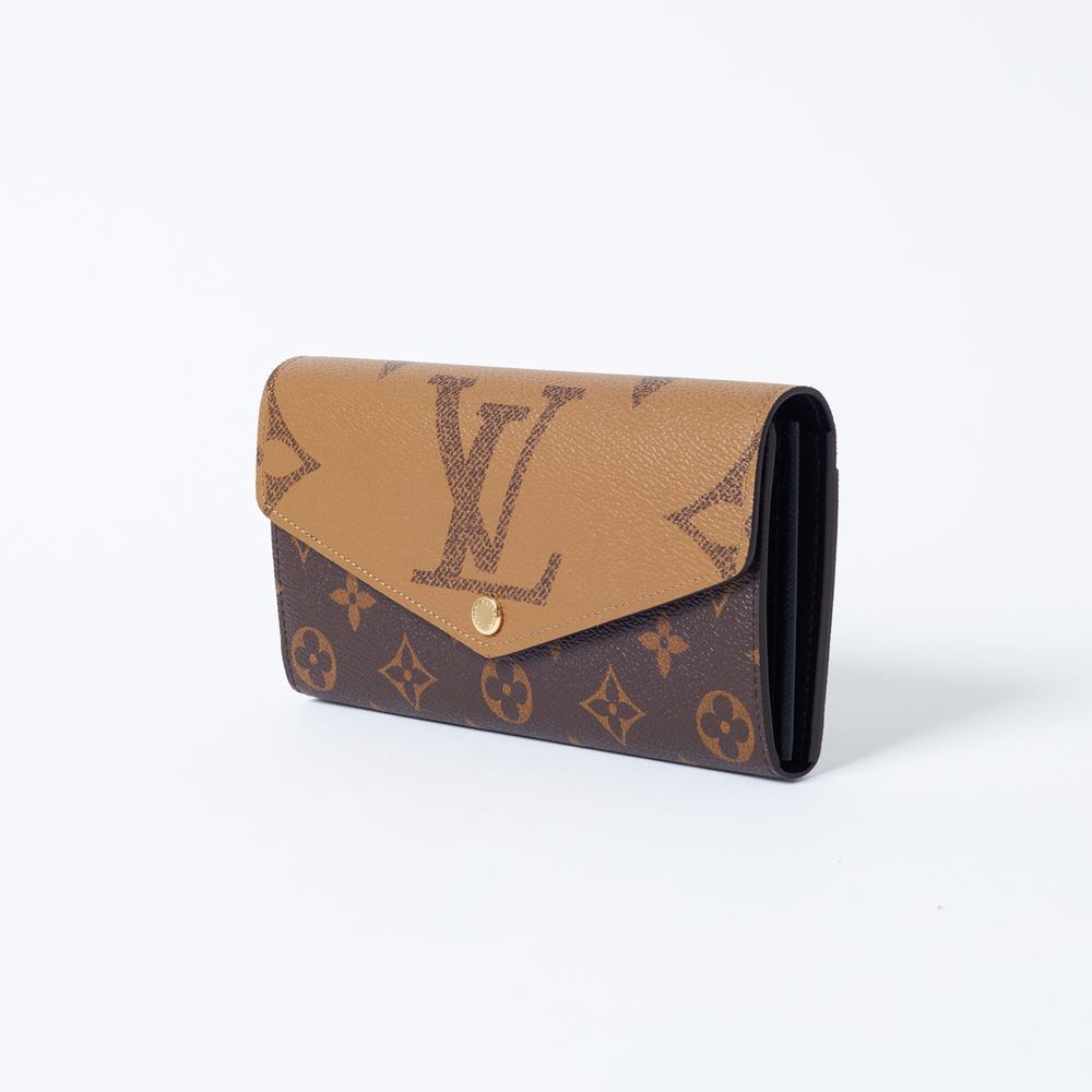 Louis Vuitton REVERSE GIANT SARAH Monogram Wallet Case