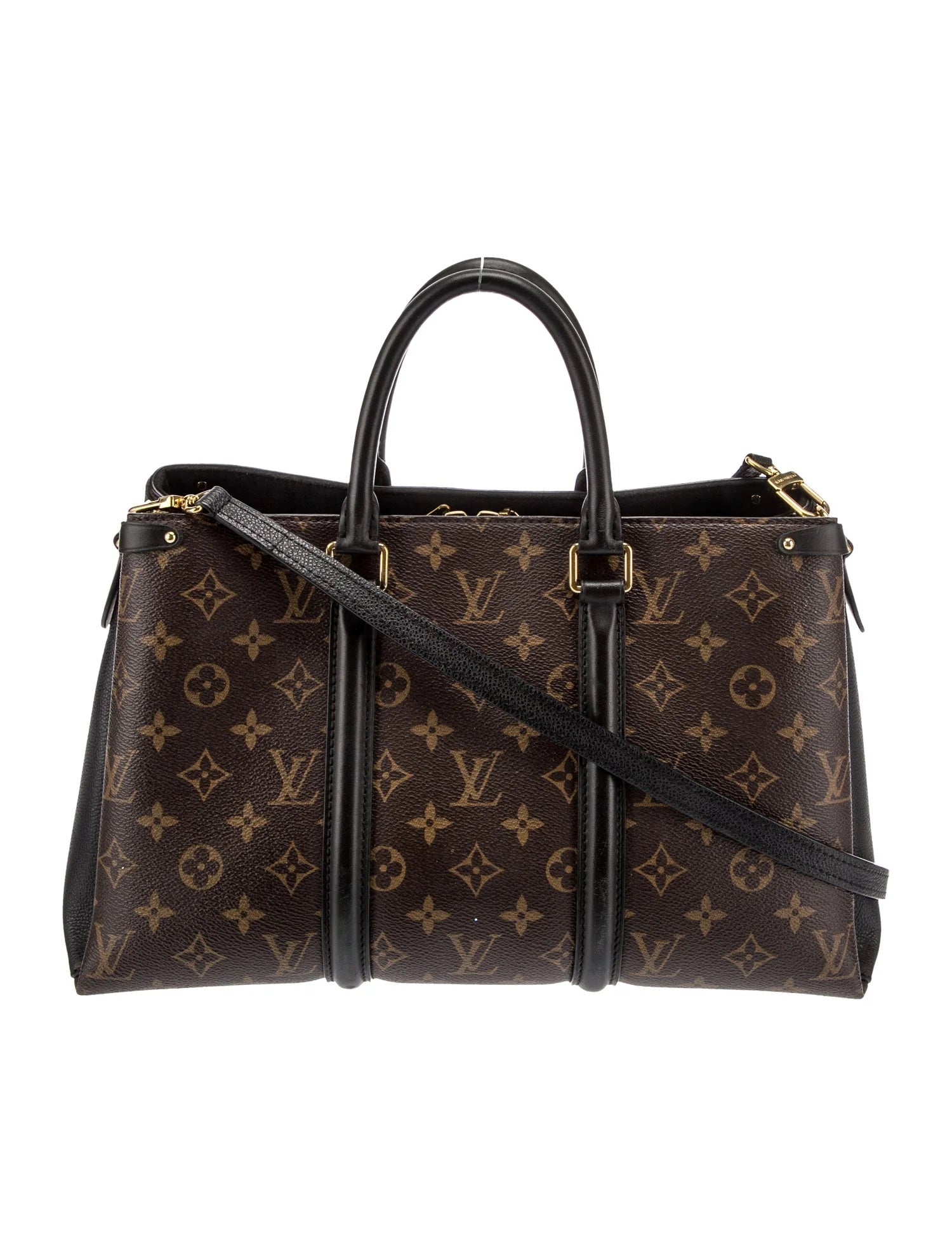 Louis Vuitton SOUFFLOT MM Monogram Tote Bag