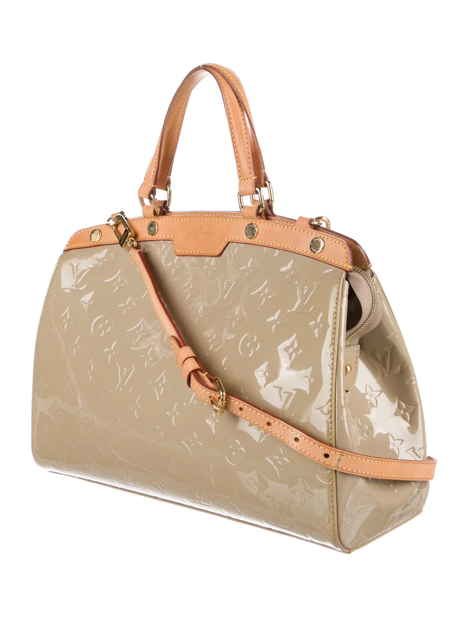 Louis Vuitton BREA MM Vernis Handbag