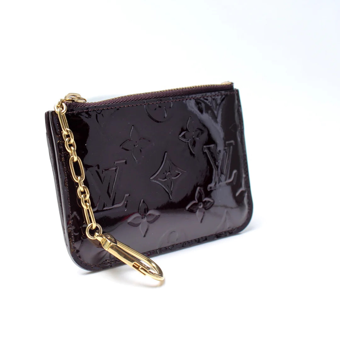 Louis Vuitton Monogram Vernis Key Pouch Wallet Case