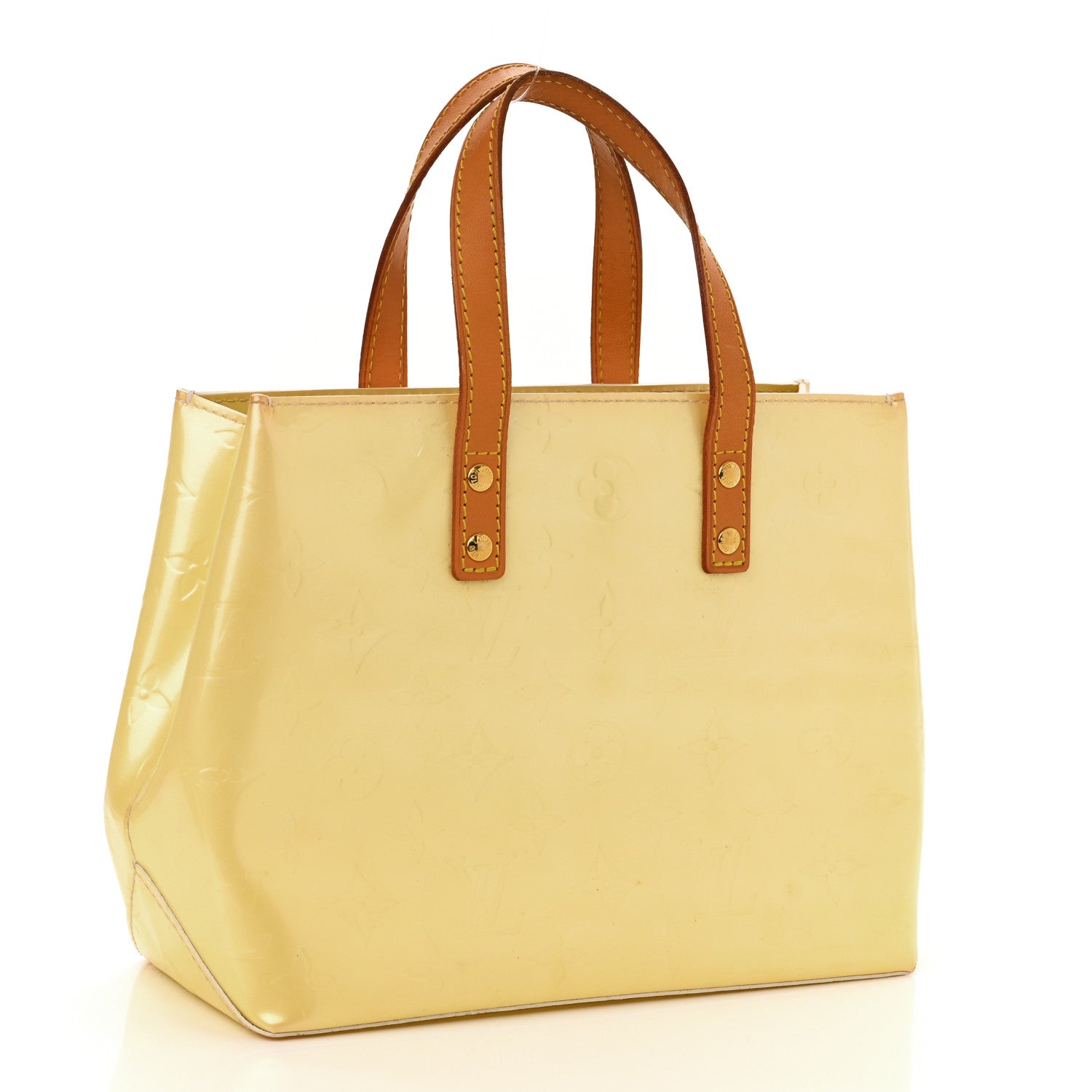 Louis Vuitton READE PM PERLE Monogram Vernis Tote Bag