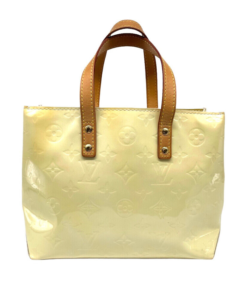Louis Vuitton READE PM PERLE Monogram Vernis Tote Bag