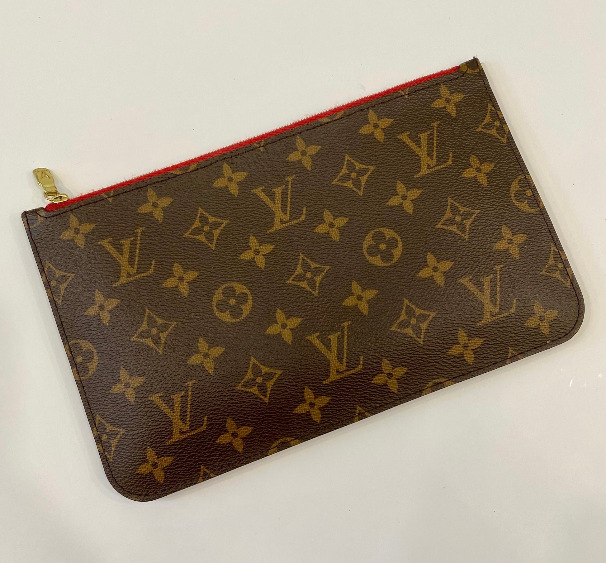 Louis Vuitton MM GM POCHETTE Monogram Neverfull Tote Bag Pochette 2