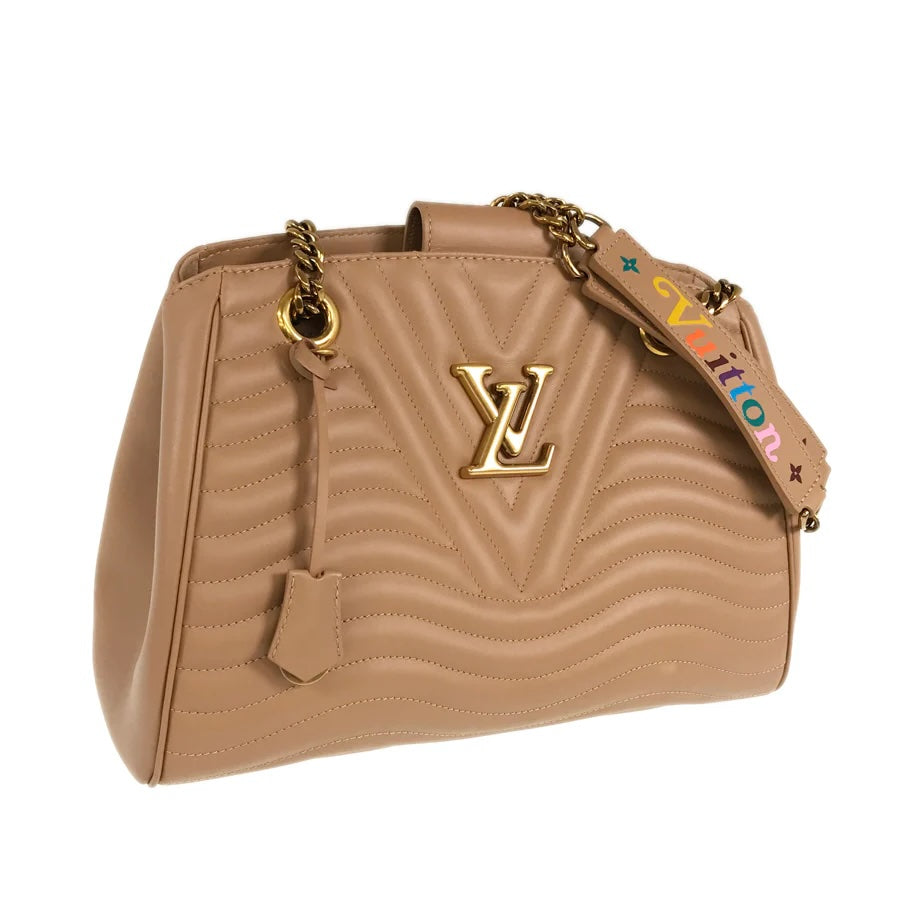 Louis Vuitton NEW WAVE Leather Calfskin Tote Bag