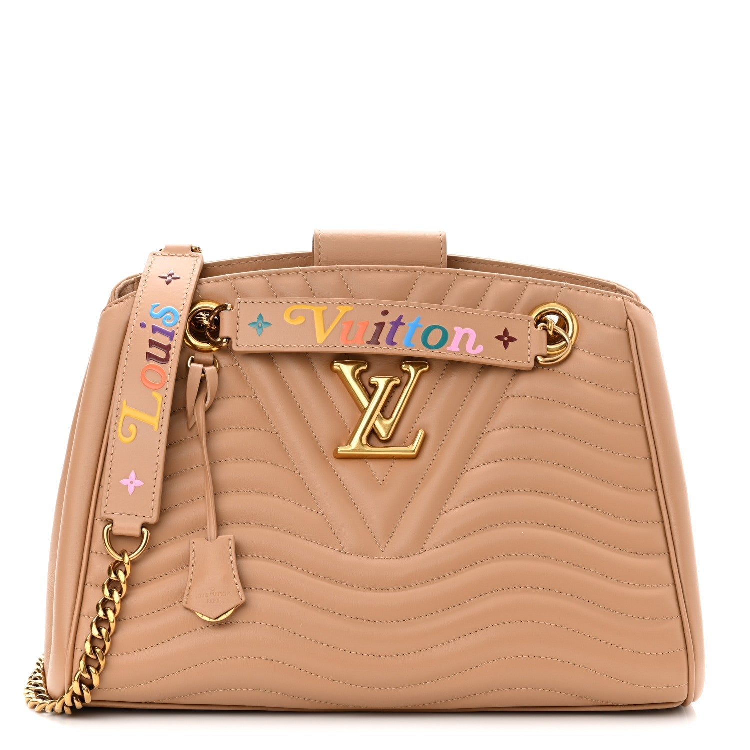 Louis Vuitton NEW WAVE Leather Calfskin Tote Bag