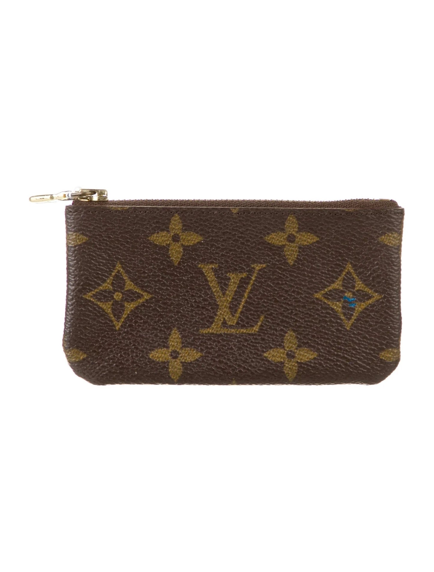 Louis Vuitton POCHETTE CLES Monogram Key Pouch Wallet Case Pouch 1