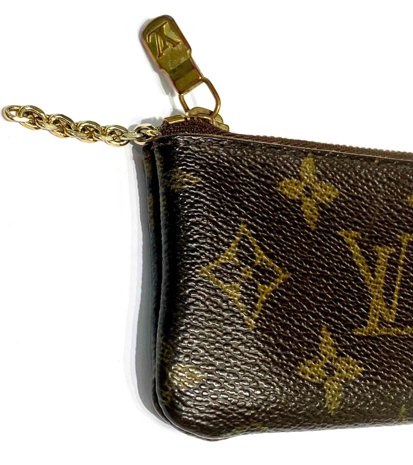 Louis Vuitton POCHETTE CLES Monogram Key Pouch Wallet Case Pouch 1