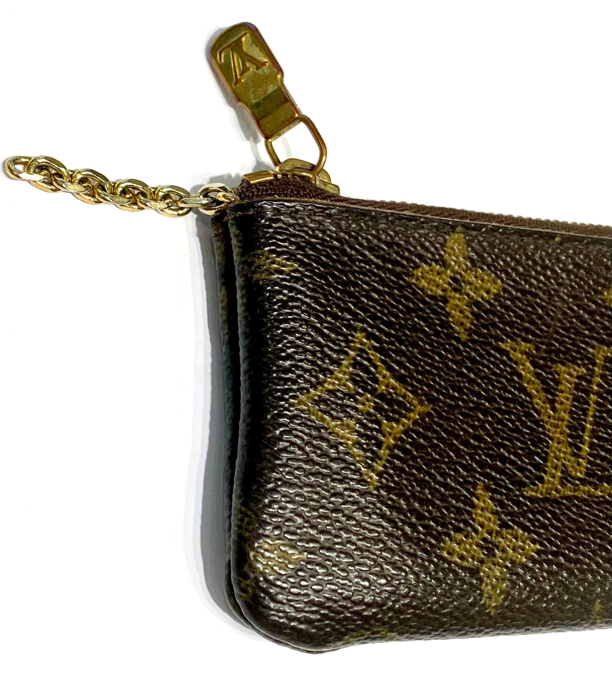 Louis Vuitton POCHETTE CLES Monogram Key Pouch Wallet Case Pouch 1