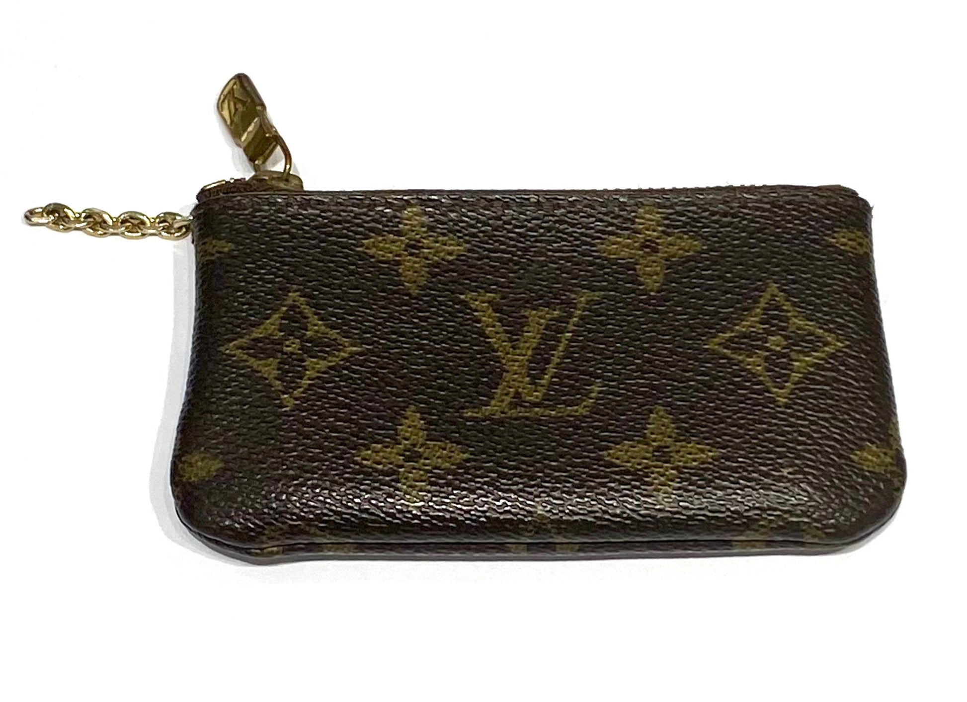 Louis Vuitton POCHETTE CLES Monogram Key Pouch Wallet Case Pouch 1