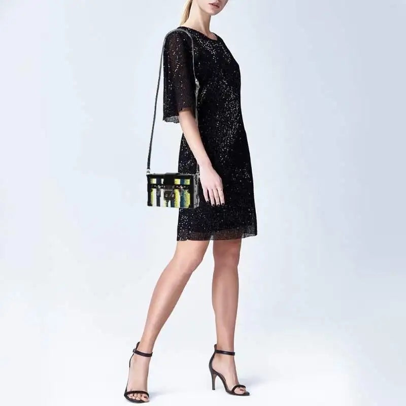 Louis Vuitton PETITE MALLE GLITTER Crossbody Bag