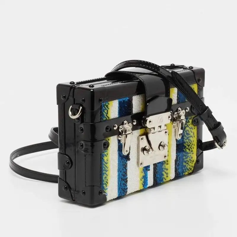 Louis Vuitton PETITE MALLE GLITTER Crossbody Bag