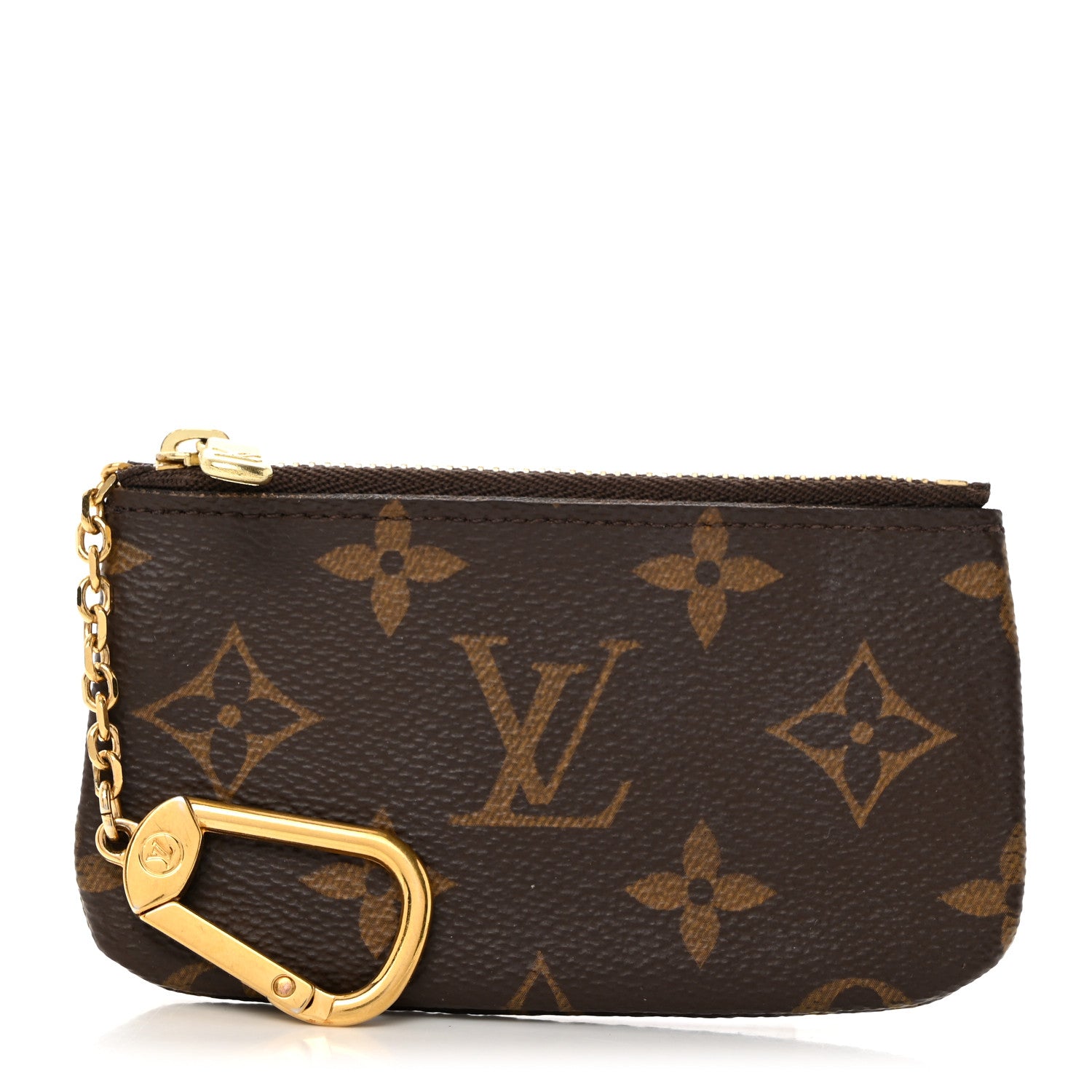 Louis Vuitton POCHETTE CLES Monogram Key Pouch Wallet Case