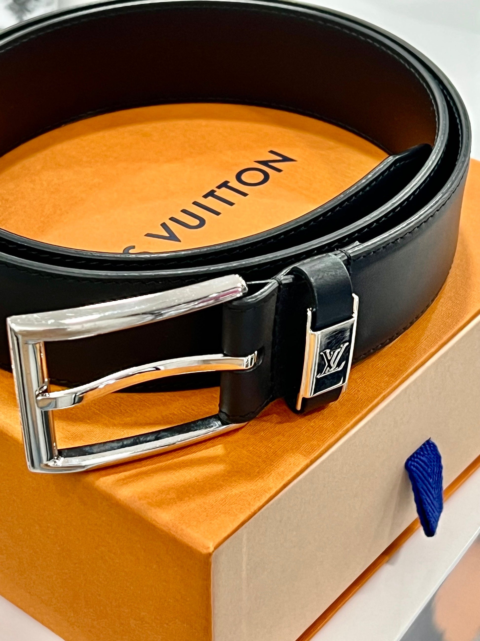Louis Vuitton PONT NEUF BELT Leather Calfskin