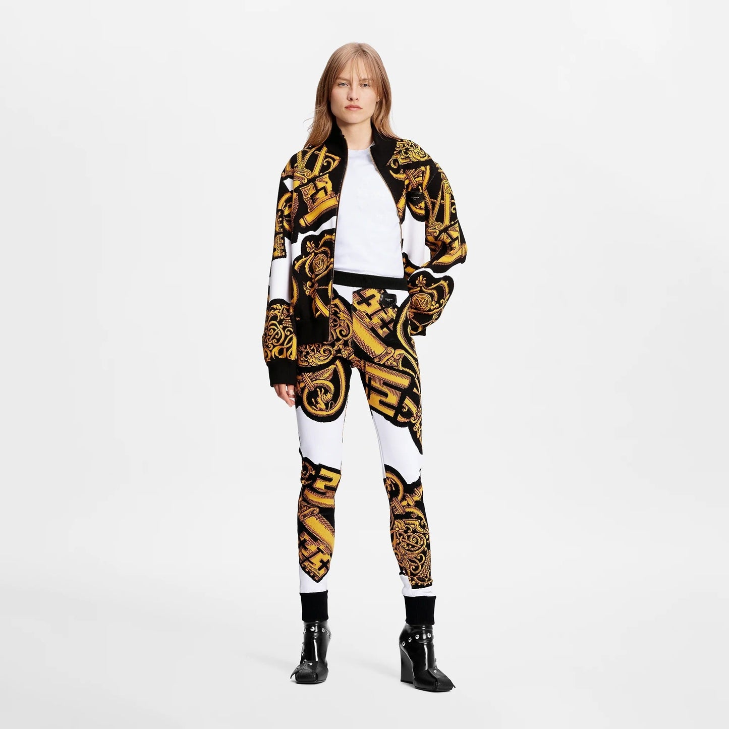 Louis Vuitton PRINTED LOGO PANTS LEGGINGS Apparel