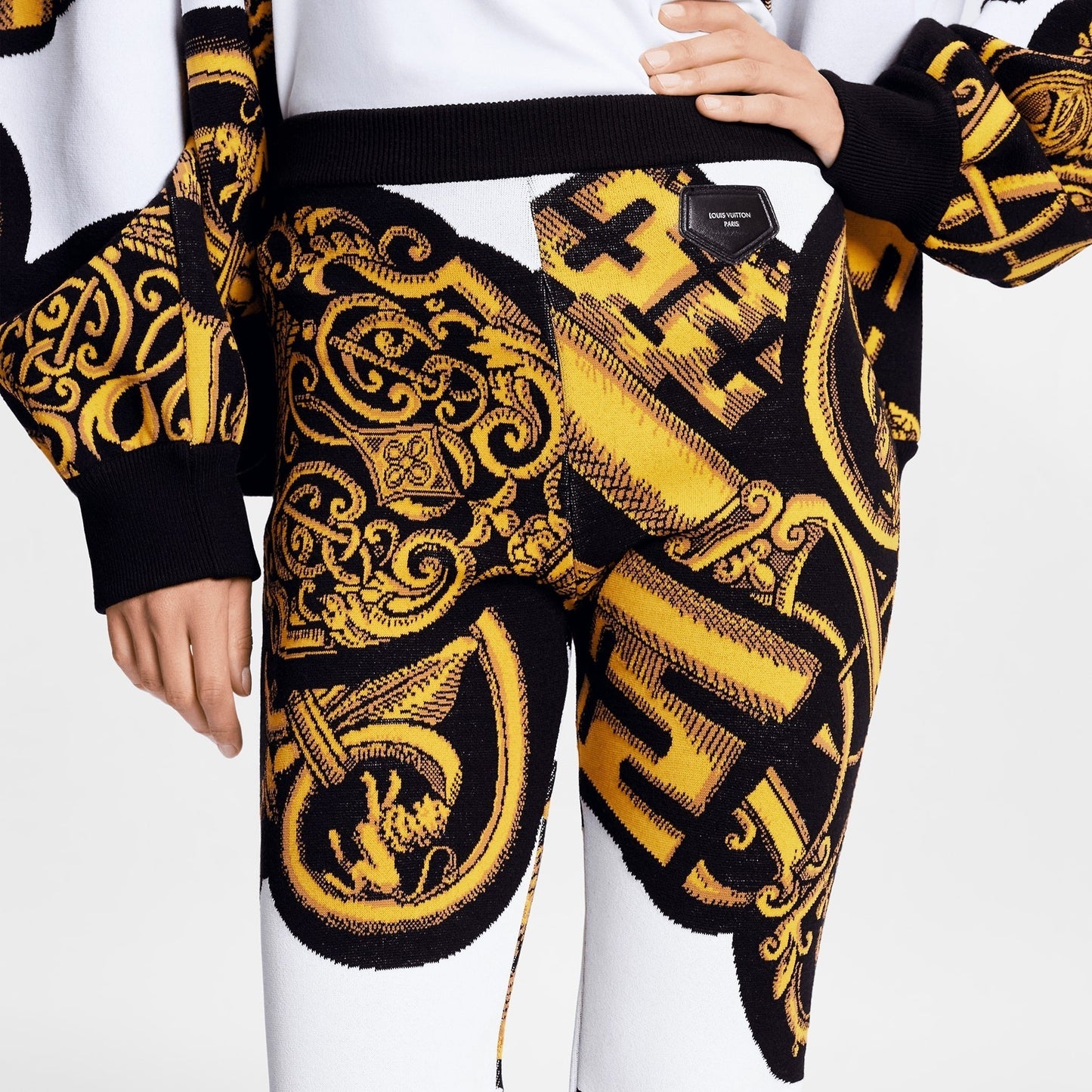 Louis Vuitton PRINTED LOGO PANTS LEGGINGS Apparel