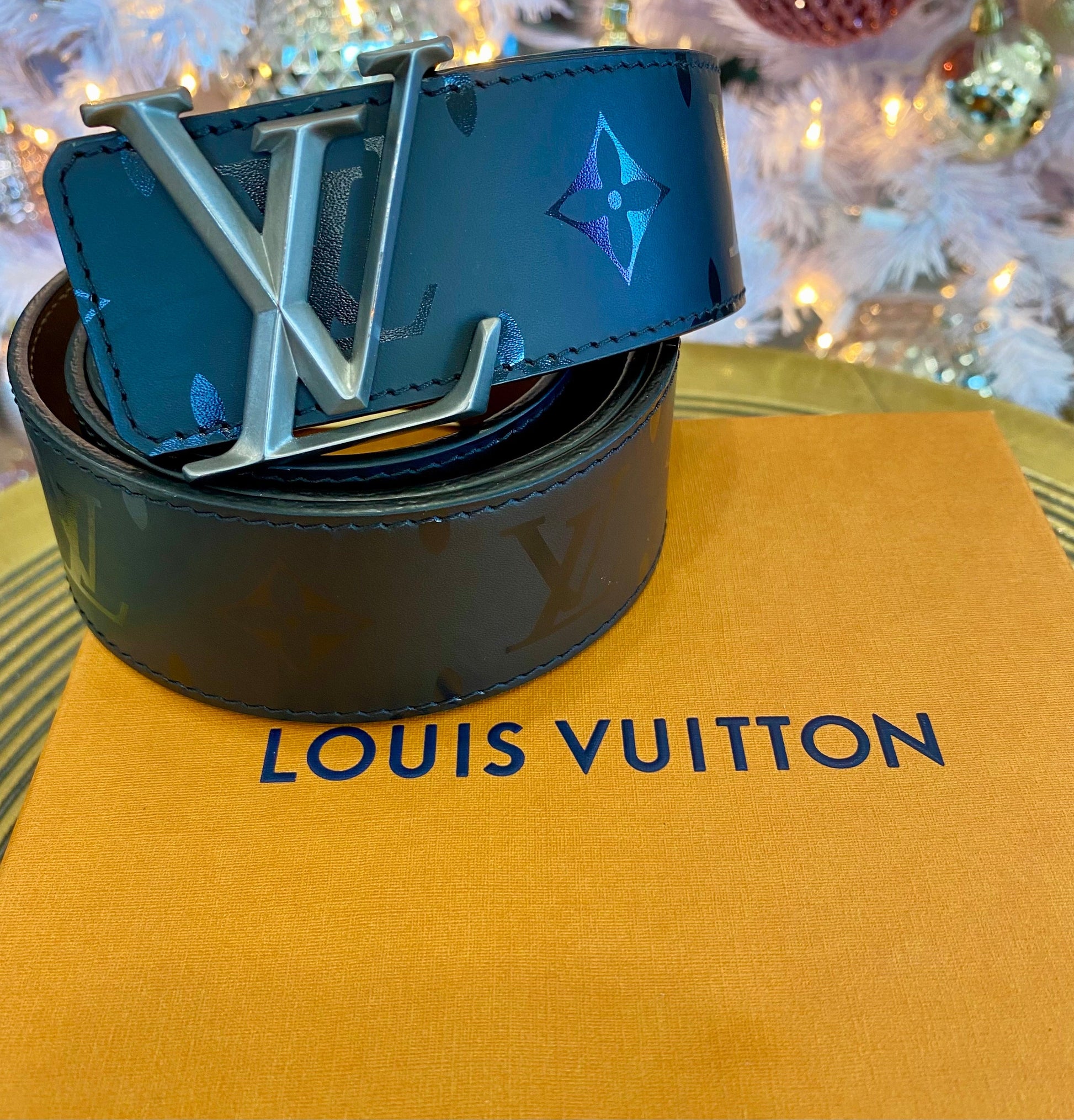 Louis Vuitton PYRAMIDE 40MM BELT Monogram Leather