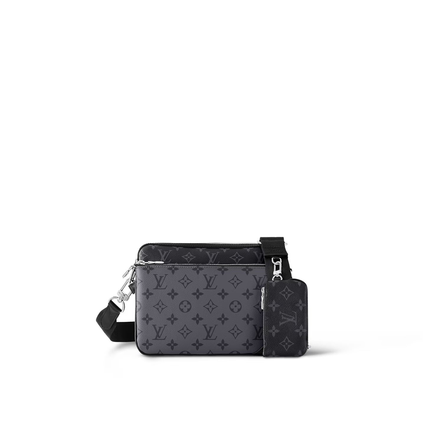 Louis Vuitton REVERSE ECLIPSE TRIO Monogram Crossbody Bag