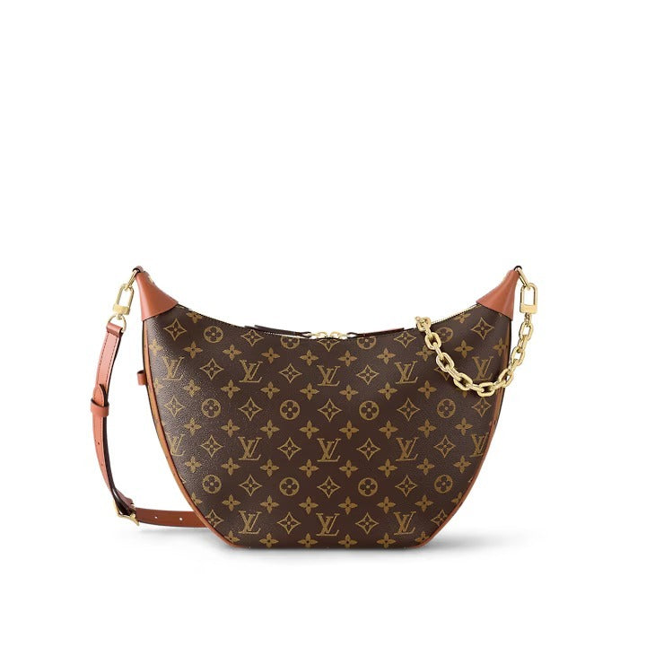 Louis Vuitton REVERSE LOOP HOBO POCHETTE Monogram Clutch Bag
