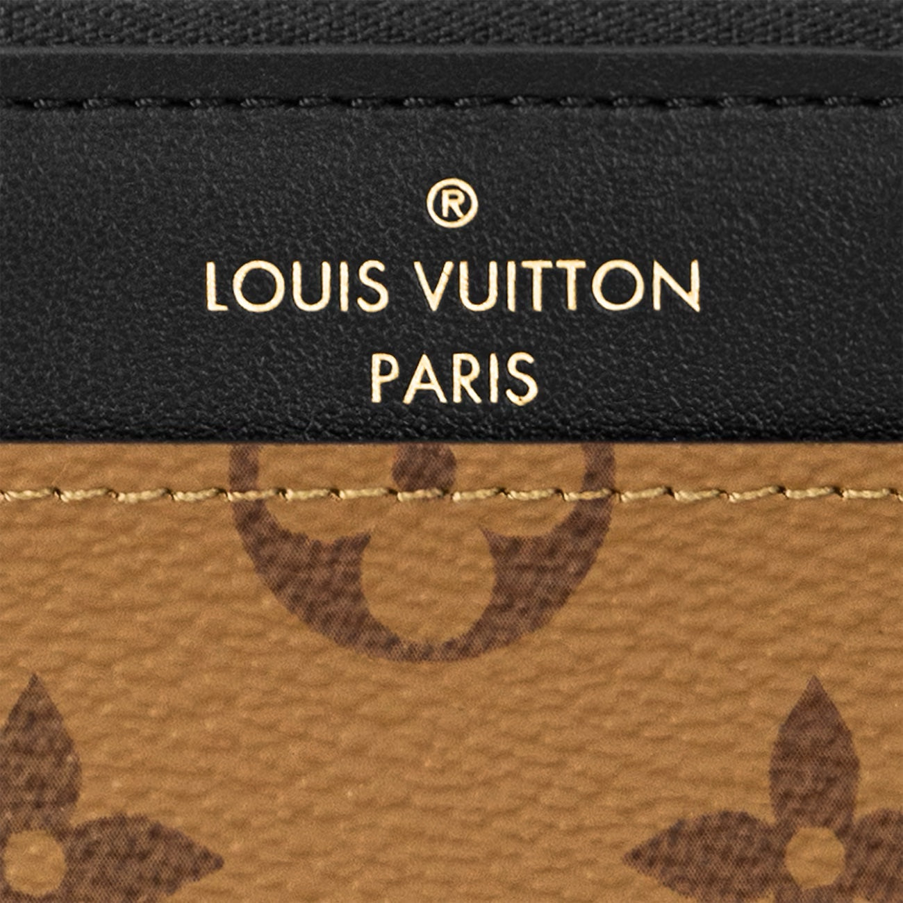 Louis Vuitton REVERSE SLIM PURSE Monogram Wallet Case