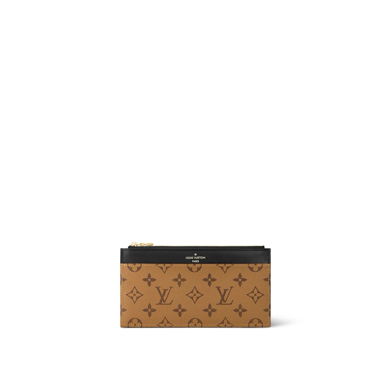 Louis Vuitton REVERSE SLIM PURSE Monogram Wallet Case