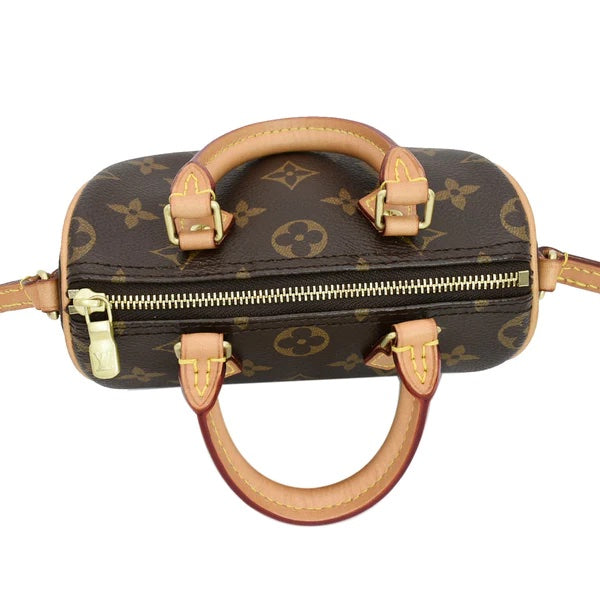 Louis Vuitton SPEEDY Monogram Nano Handbag Speedy Bag