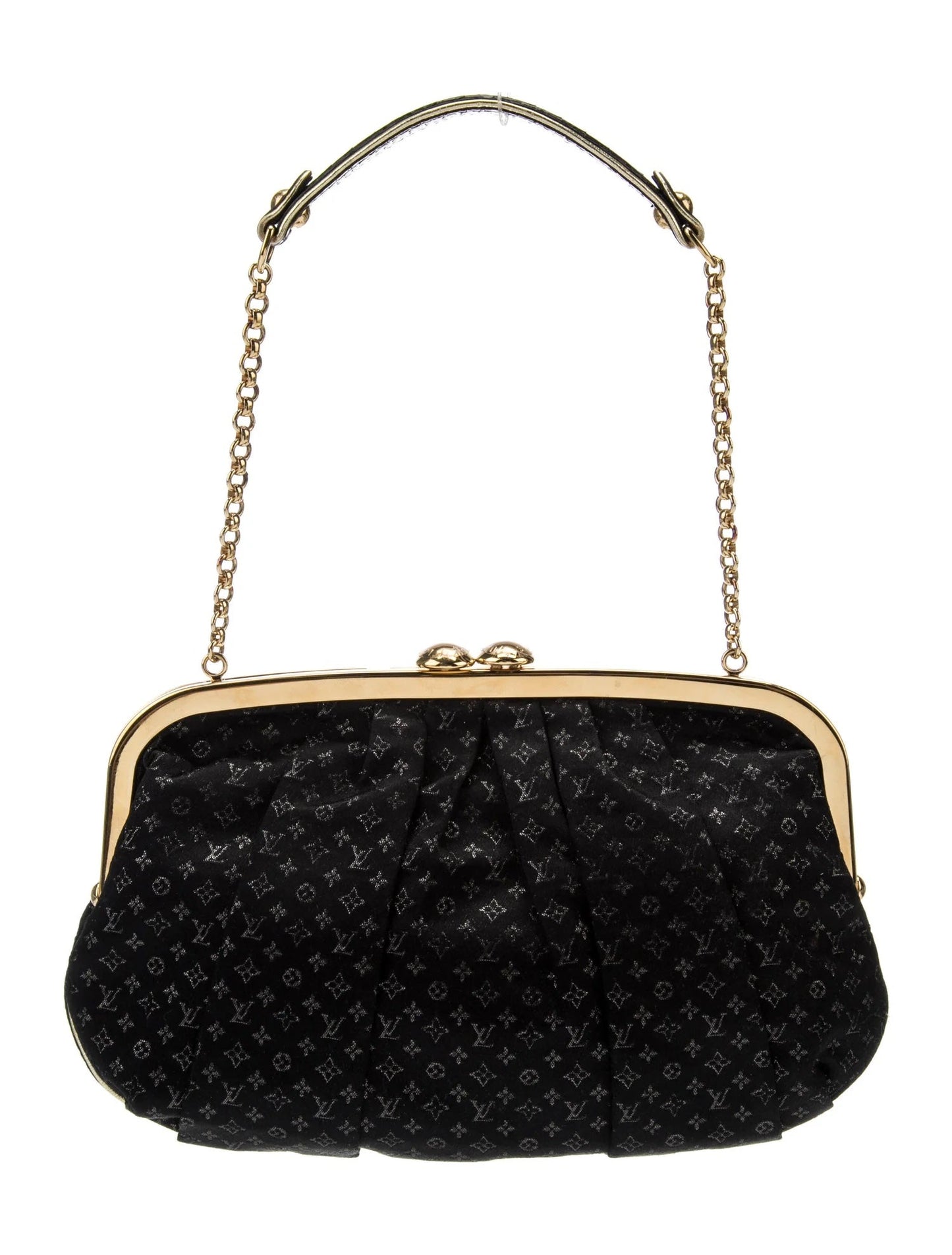 Louis Vuitton SATIN Monogram Clutch Bag